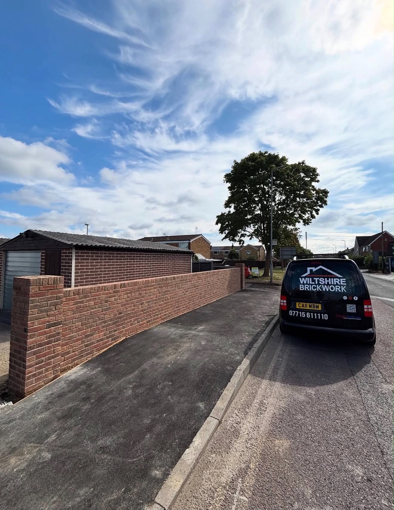 New-build brickwork completed by Wiltshire Brickwork